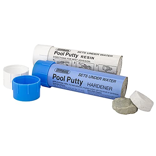 Epoxybond Pool Putty 2-Part Set, 14 oz in use